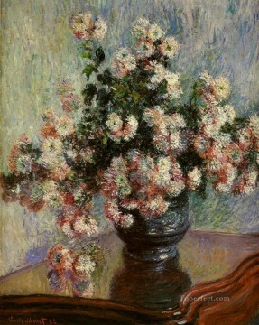  Claude Pintura - Crisantemos Claude Monet